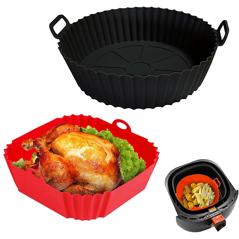 Kitchen Baking Cooking - Air Fryer Silicone Liners Pot Cooking