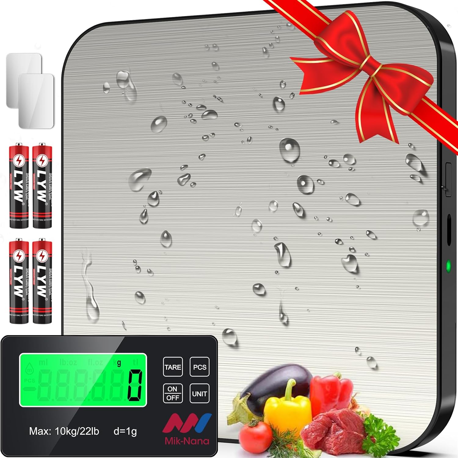 Kitchen Baking Cooking - 22lb Digital Kitchen Scale with 7