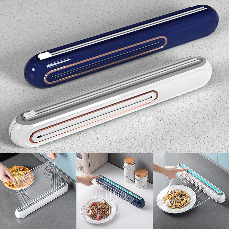 Kitchen Baking Paper Holder - New Plastic Wrap Cutting Box Wall-mounted