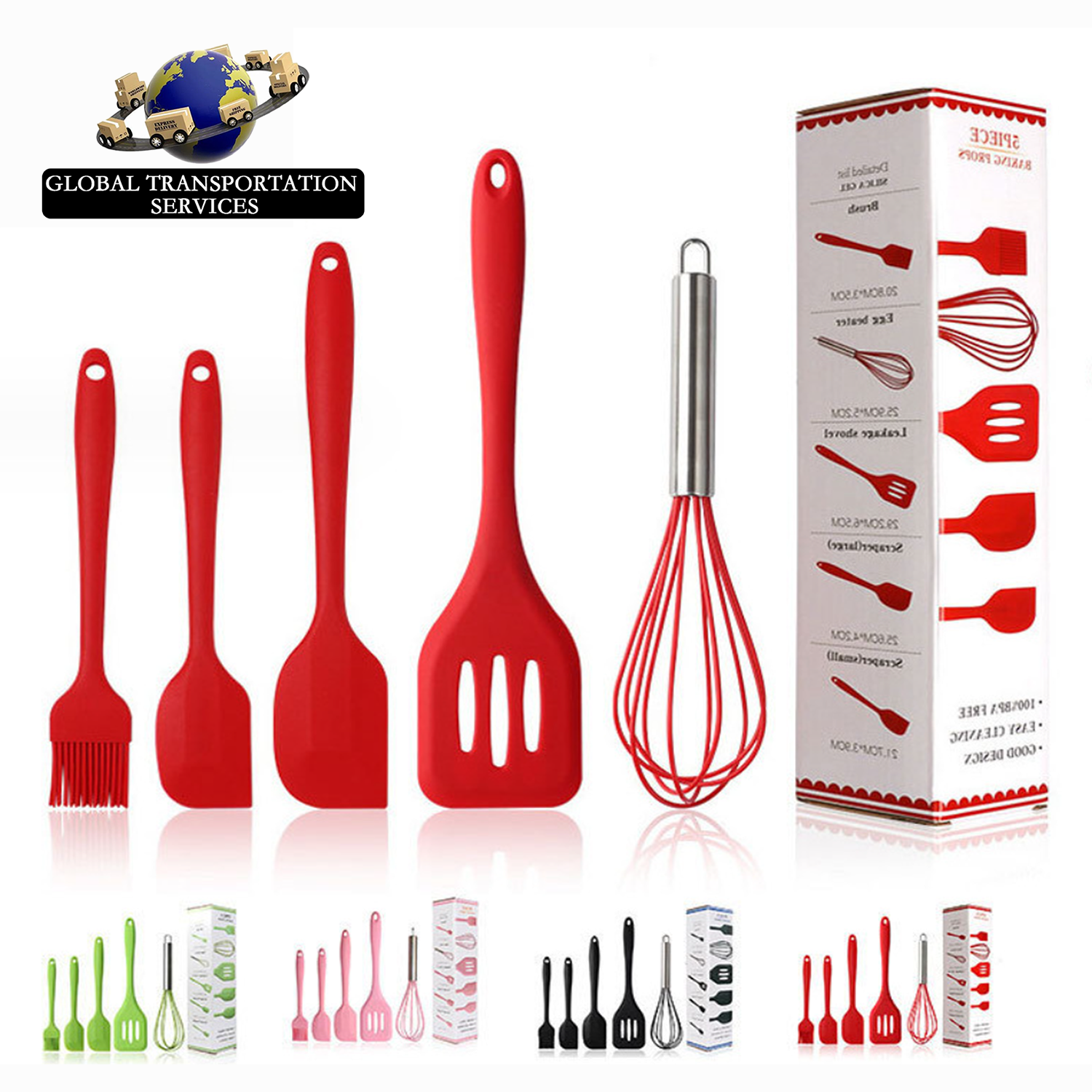 Kitchen Warehouse Baking - US Warehouse 5Pcs Food Grade Silicone