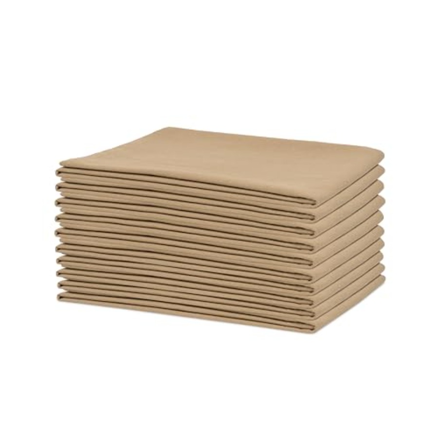 Kitchen Baking Cloth - Organic Cotton Beige Flour Sack Towels