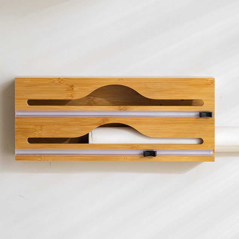 Natural Bamboo Wrap Cutter - W – обзор и цена Kitchen Baking Paper Holder