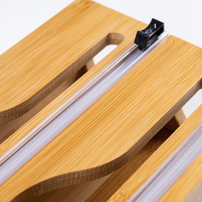 Natural Bamboo Wrap Cutter - W – обзор и цена Kitchen Baking Paper Holder
