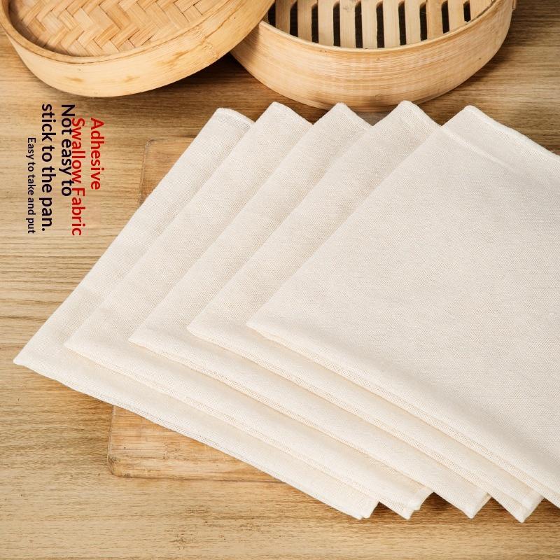3Pcs Pure Round Cotton Steamer – обзор и цена Kitchen Baking Cloth