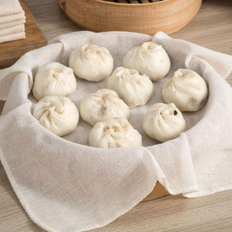 3Pcs Pure Round Cotton Steamer – обзор и цена Kitchen Baking Cloth