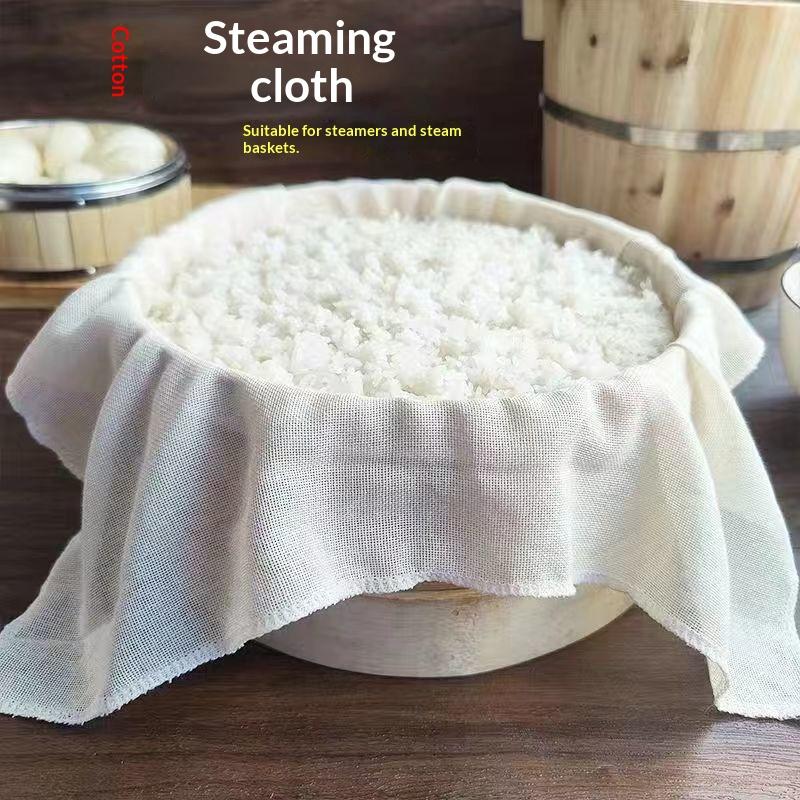 3Pcs Pure Round Cotton Steamer – обзор и цена Kitchen Baking Cloth