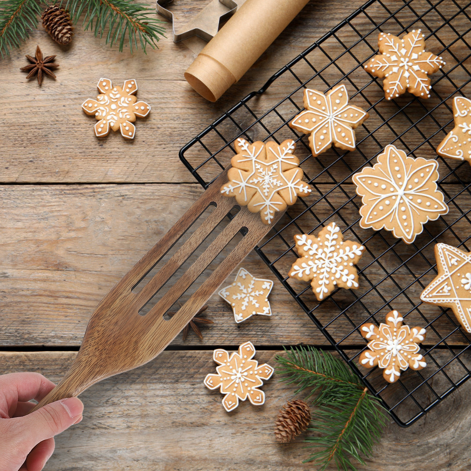 5Pcs Wooden Pizza Paddle Set N – обзор и цена Kitchen Baking Utensil Set