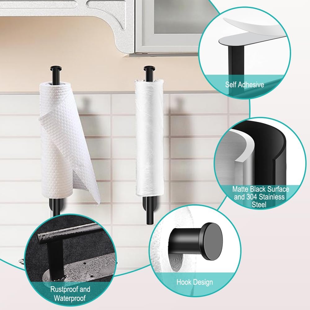 Self Adhesive Paper Towel Hold – обзор и цена Kitchen Baking Paper Holder