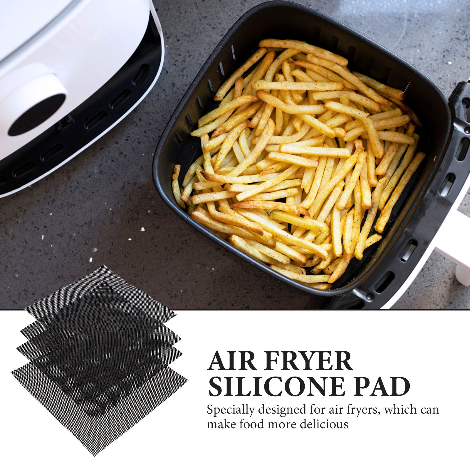 4Pcs Air Fryer Pads Non Stick  – обзор и цена Kitchen Accessories For Baking