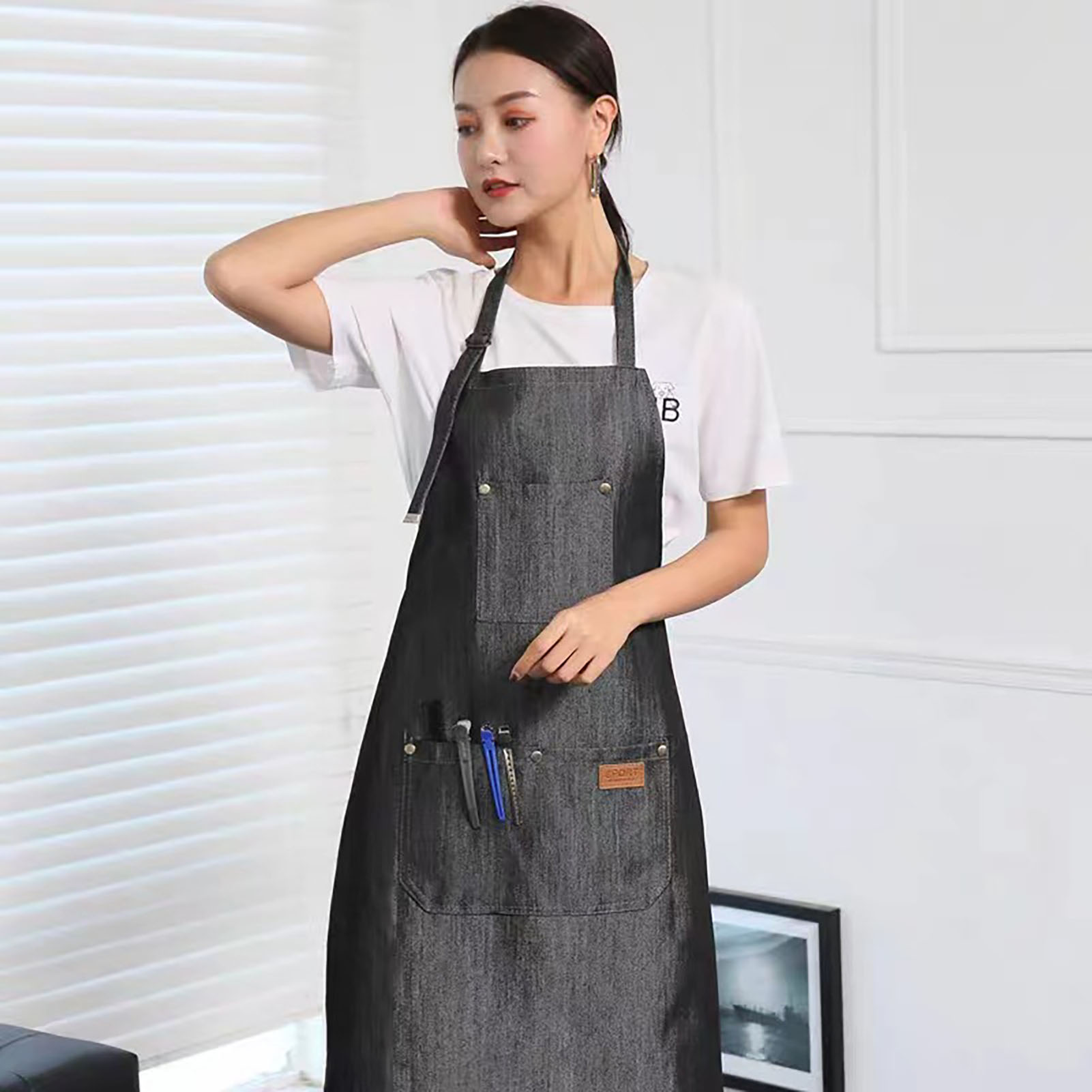 Denim Apron Salon Working Clot – обзор и цена Kitchen Baking Unit