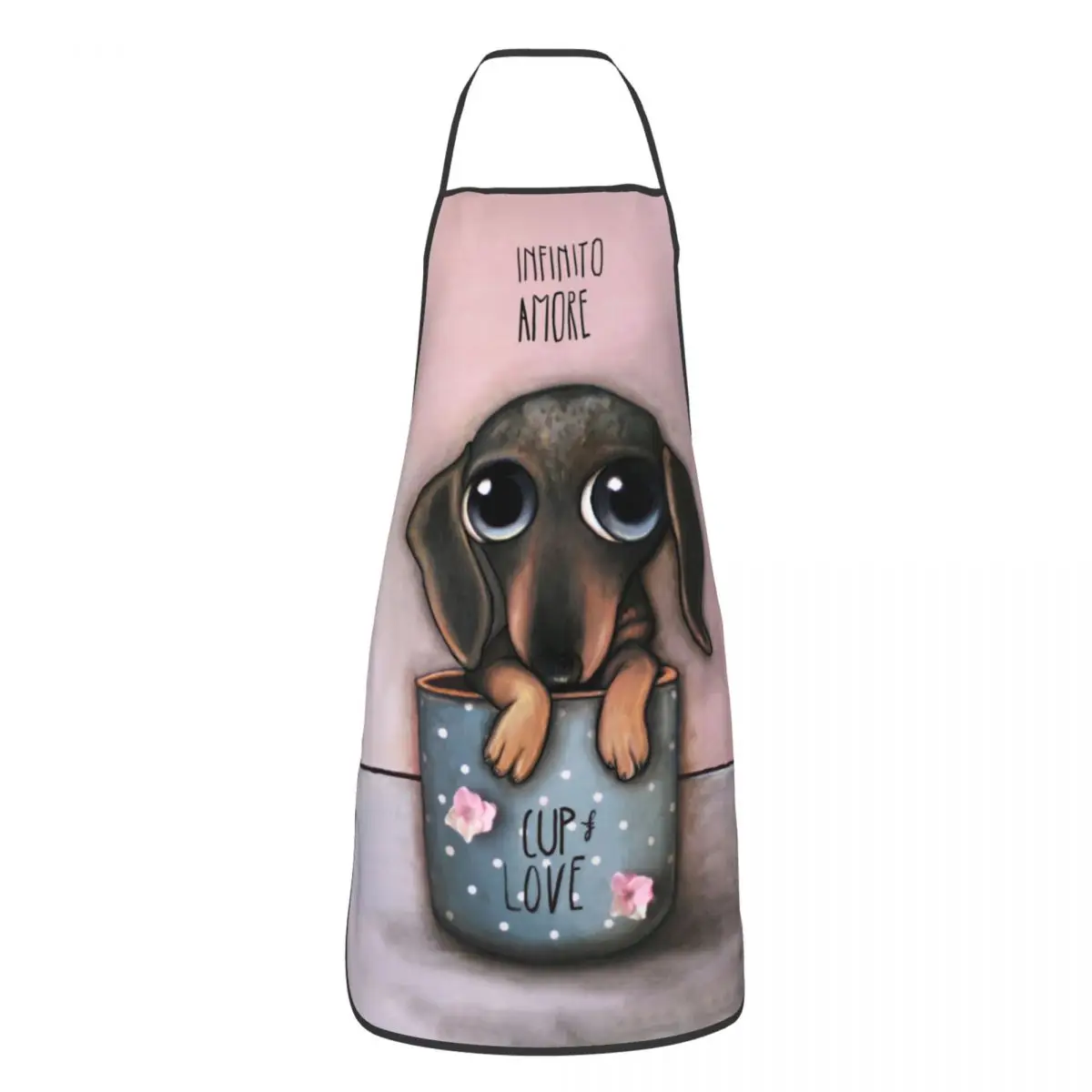 Dachshund Cup Love Aprons for  – обзор и цена Kitchen Baking Cloth