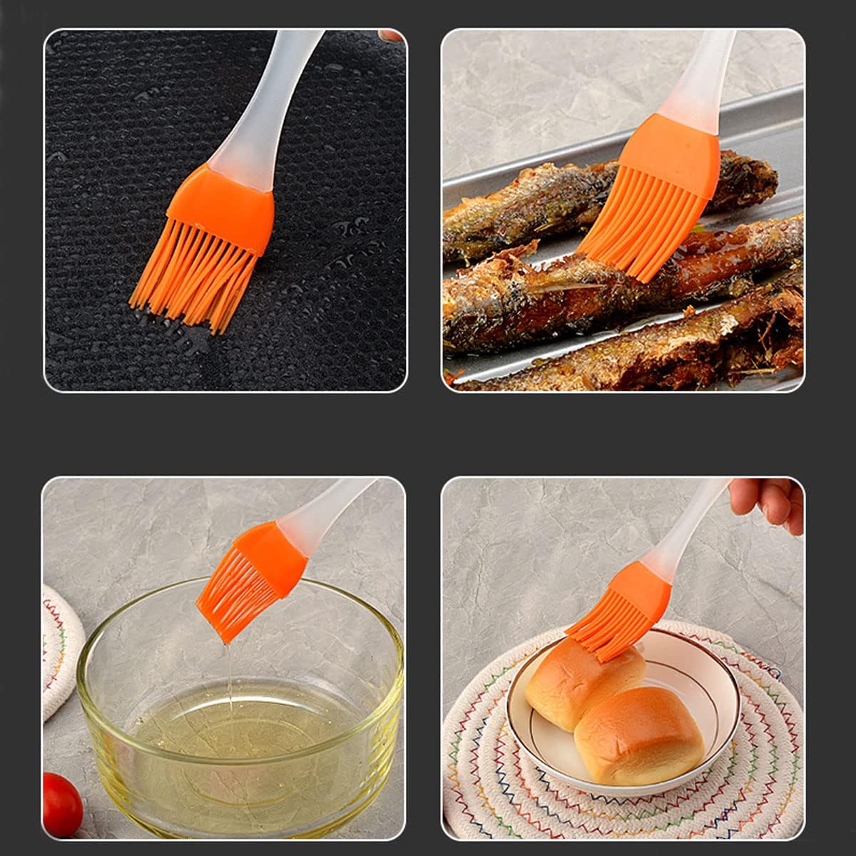 Silicone Basting Brush Set of  – обзор и цена Kitchen Baking Utensil Set