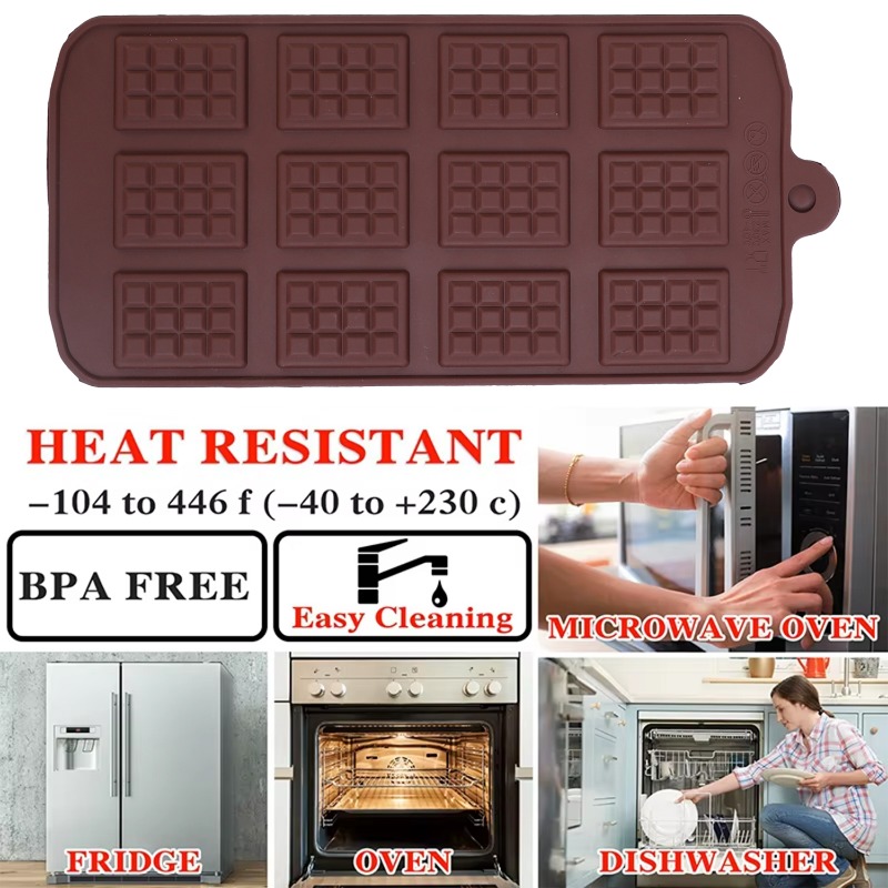 Silicone Chocolate Mold 12 Eve – обзор и цена Kitchen Accessories For Baking