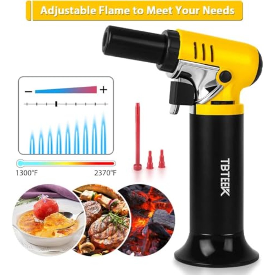 Butane Torch with Fuel Gauge T – обзор и цена Kitchen Baking Torch