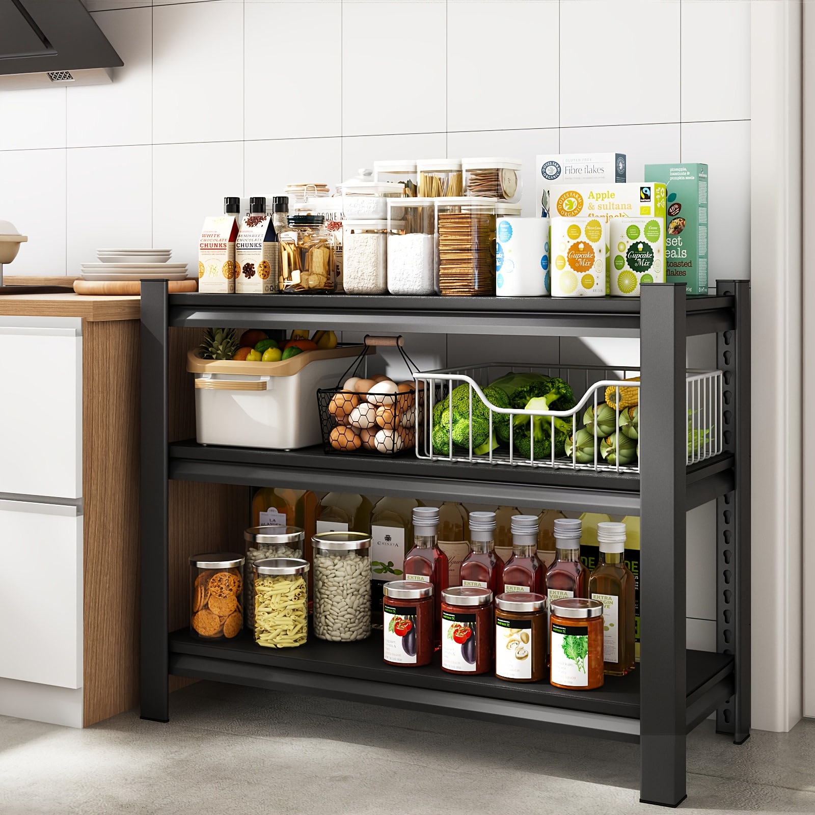 3-Tier Storage Shelving Unit,  – обзор и цена Kitchen Baking Unit