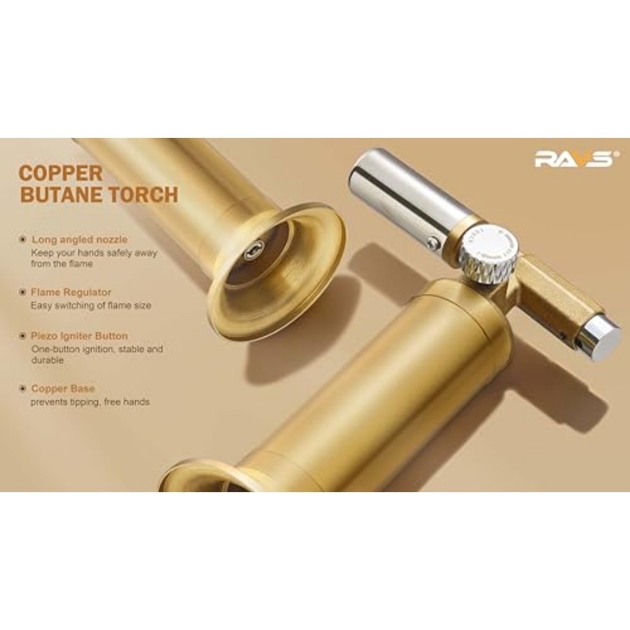 Copper Butane Torch Lighter, R – обзор и цена Kitchen Baking Torch