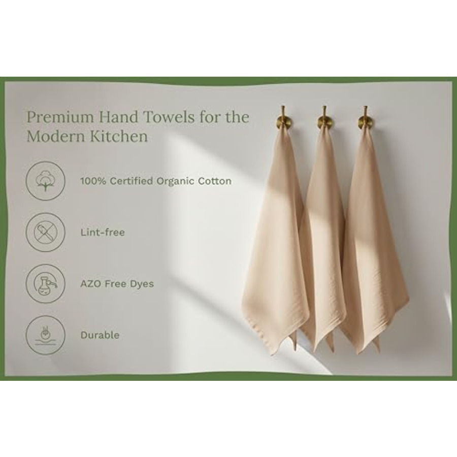 Organic Cotton Beige Flour Sac – обзор и цена Kitchen Baking Cloth