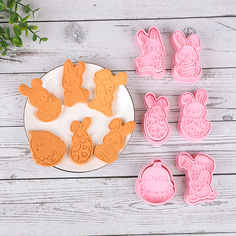 6pcs/Set Easter Bunny Cookie C – обзор и цена Kitchen Accessories For Baking