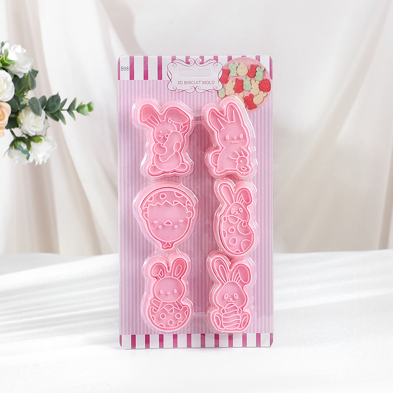6pcs/Set Easter Bunny Cookie C – обзор и цена Kitchen Accessories For Baking