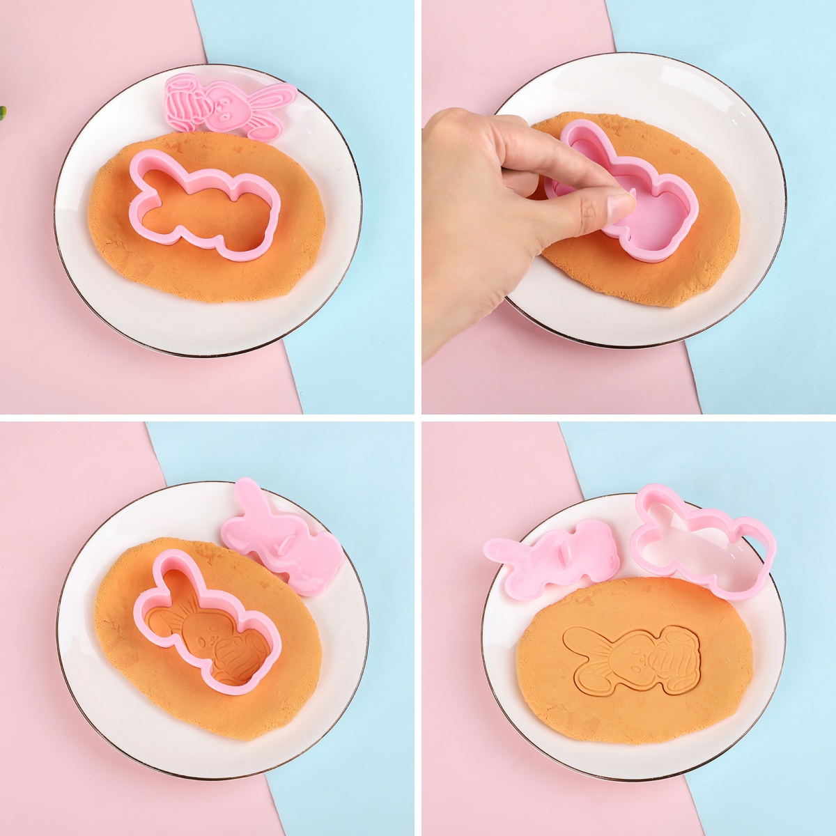 6pcs/Set Easter Bunny Cookie C – обзор и цена Kitchen Accessories For Baking