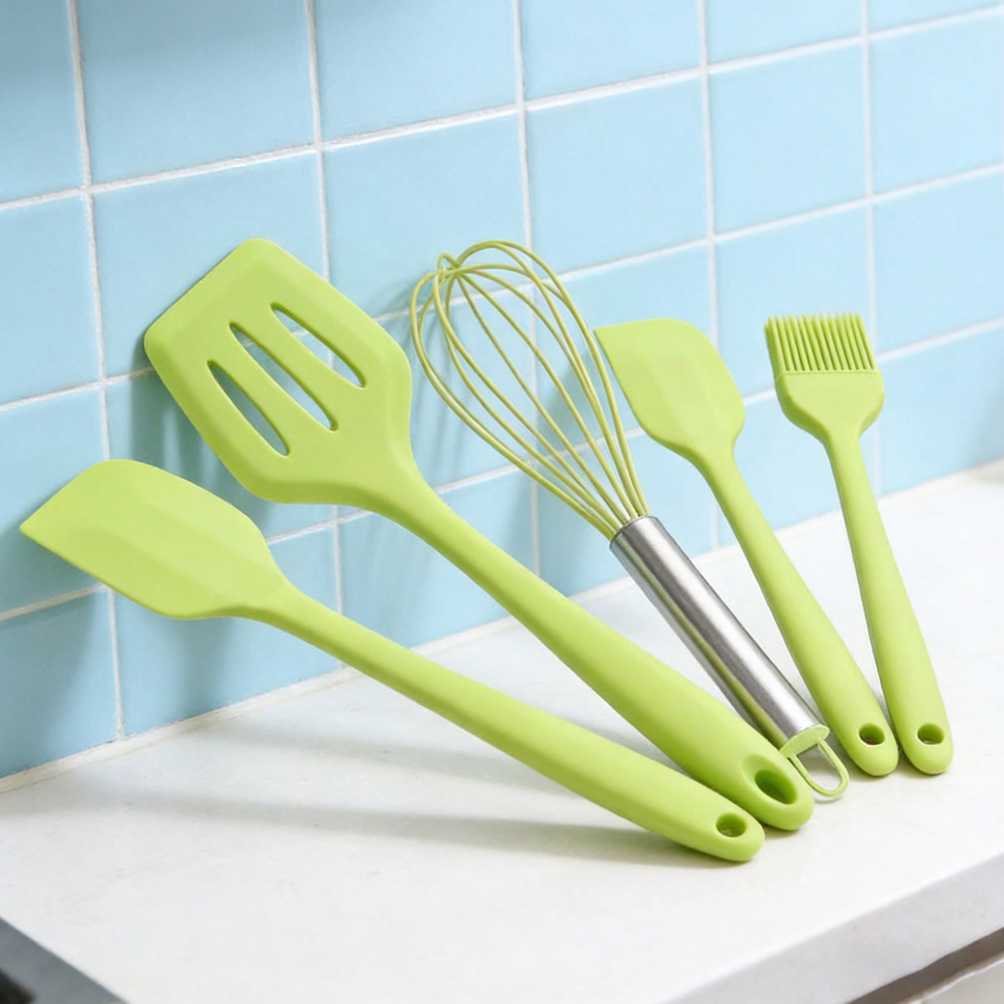 Silicone Cooking Utensils Set, – обзор и цена Kitchen Baking Utensil Set