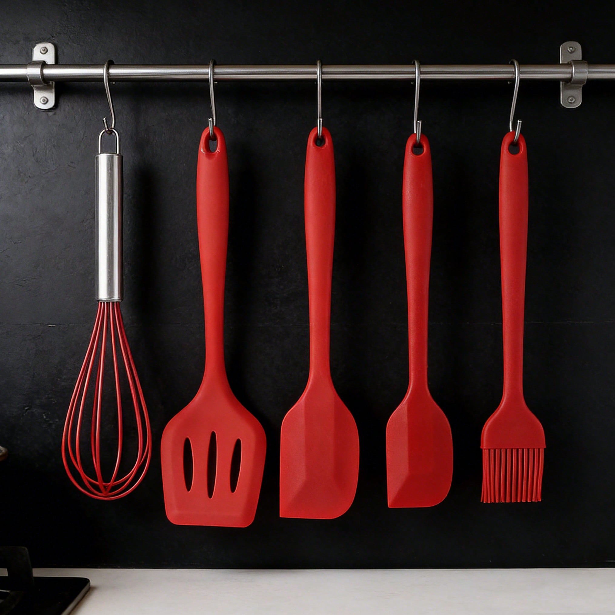 Silicone Cooking Utensils Set, – обзор и цена Kitchen Baking Utensil Set
