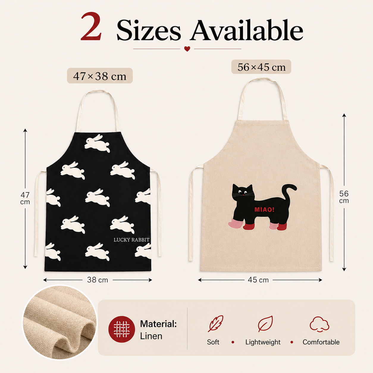 Cute Black Cat White Rabbit Li – обзор и цена Kitchen Baking Cloth