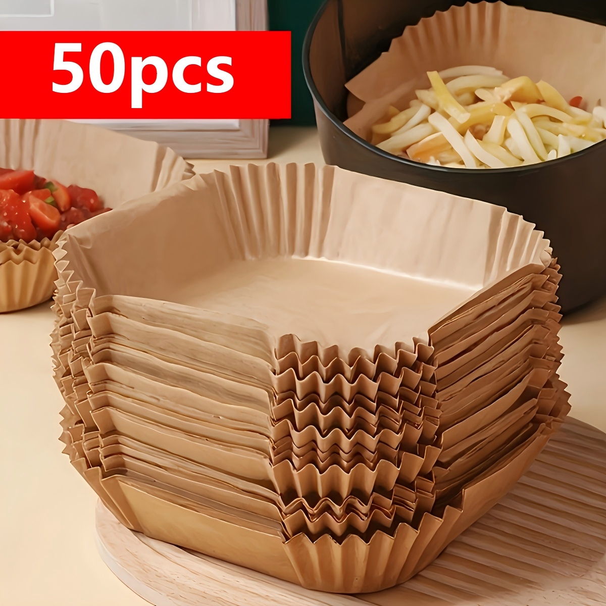 50Pcs Non-Stick Air Fryer Line – обзор и цена Kitchen Accessories For Baking