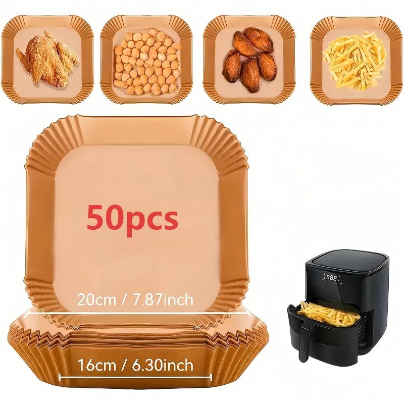 50Pcs Non-Stick Air Fryer Line – обзор и цена Kitchen Accessories For Baking