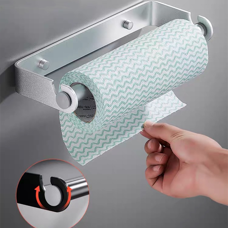 Black Silver Aluminum Cling Fi – обзор и цена Kitchen Baking Paper Holder