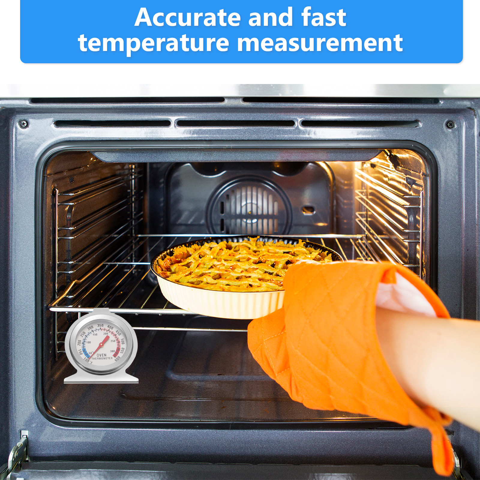 Oven Thermometer Stainless Ste – обзор и цена Kitchen Baking Cooking