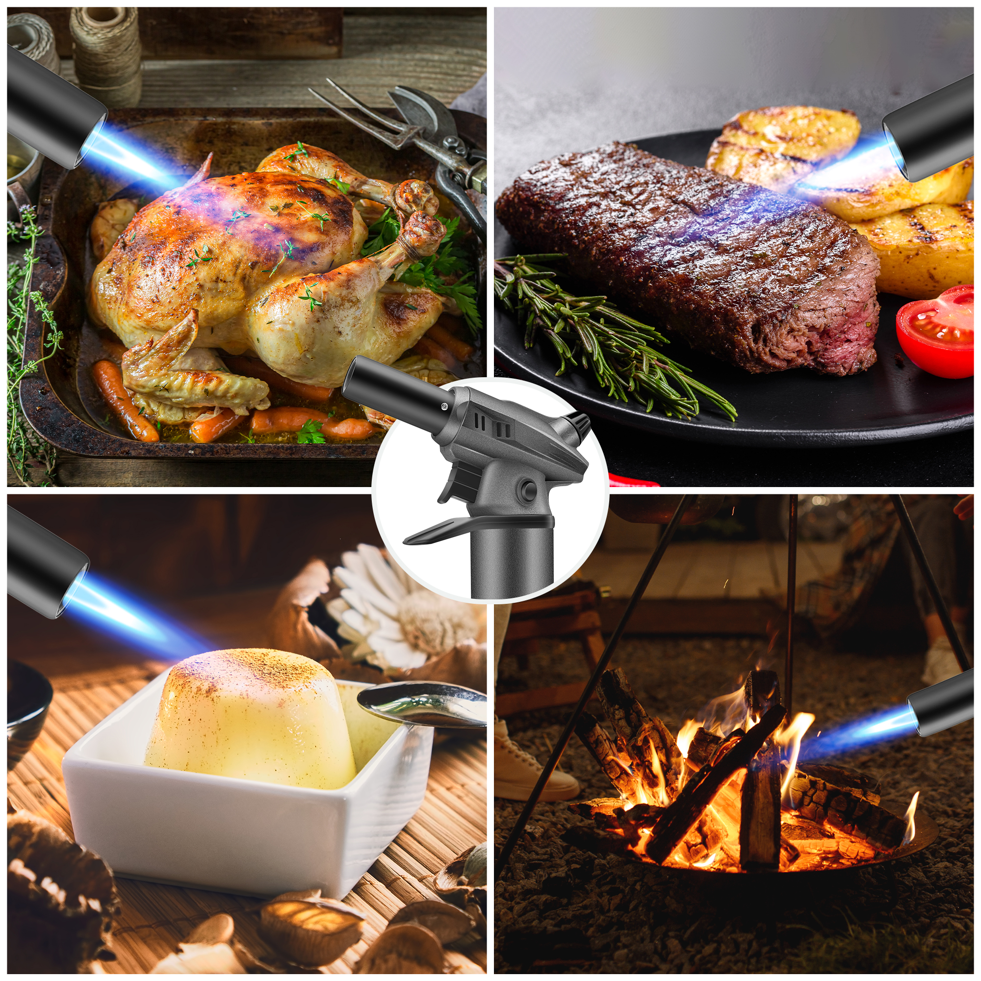 High-Power Professional Butane – обзор и цена Kitchen Baking Torch